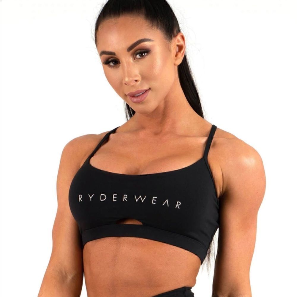 NWT Ryderwear Staples sports bra black size medium